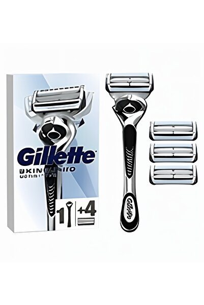 Gillette Aparat de ras Skinguard Sensitive + Lame de ras de schimb 4 buc