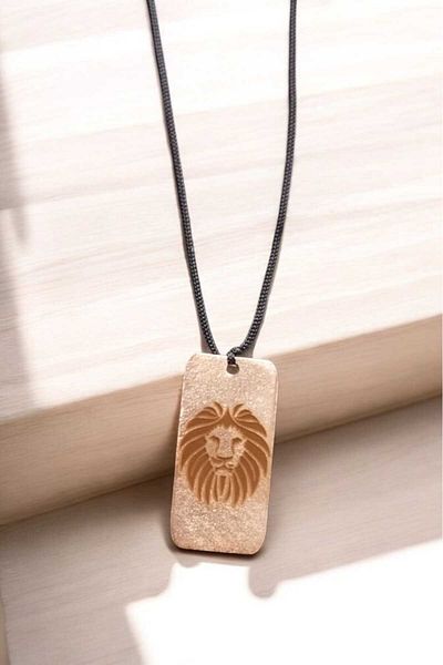 yerlikaya bakır Lion New Pure Copper Necklace