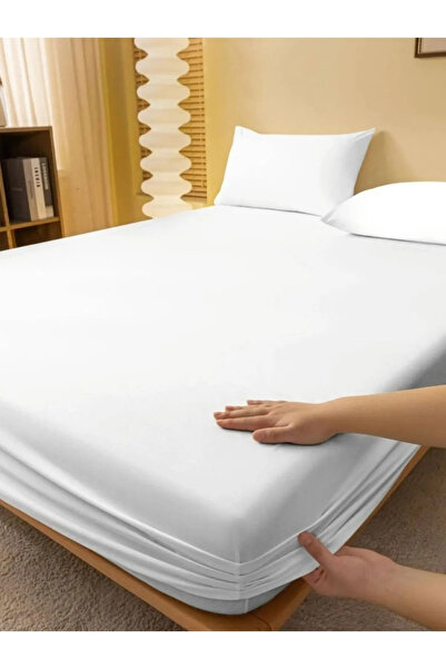 Emes White Fitted Sheet 100X200 cm – Cotton, Easy to Iron, Soft and Durable