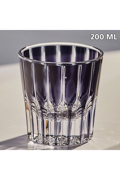 MIBRU Coffee glass cup black