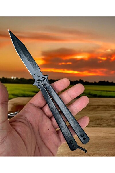 HAPS BUGS Siyah Çelik Çakı