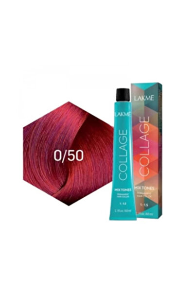LAKMÉ لاكمي كولاج صبغة شعر 0/50 ميكس تون أحمر - 60 مل