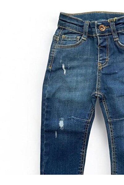 Zekids Erkek Bebek Cep Detaylı Kot Pantolon