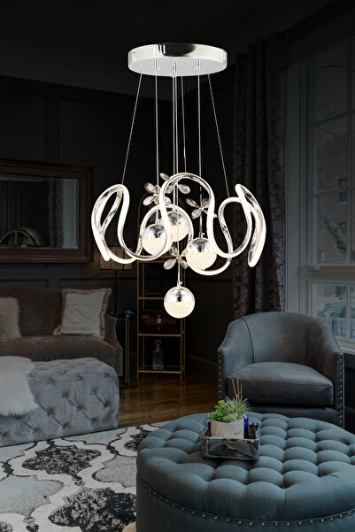 bordolux Ld 062 4 Toplu Model Krom 3 Renkli Salon Ve Oturma Odası Için Ideal ...