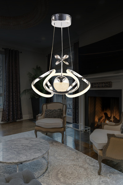 bordolux Ld 016 Toplu Model Krom 3 Renkli Salon Ve Oturma Odası Için Ideal Al...