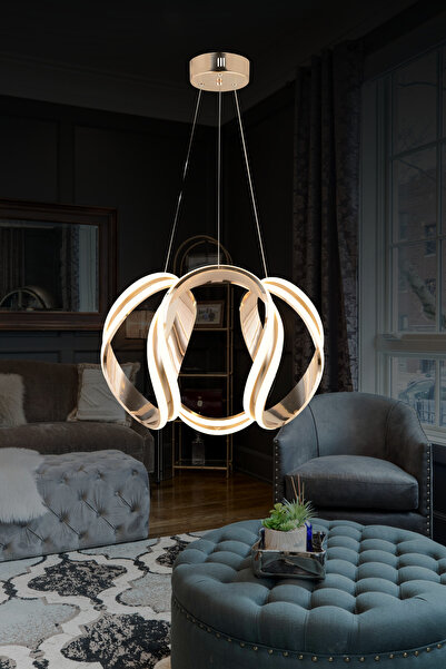 bordolux Ld 083 Model Gold 3 Renkli Salon Ve Oturma Odası Için Ideal Alüminyu...