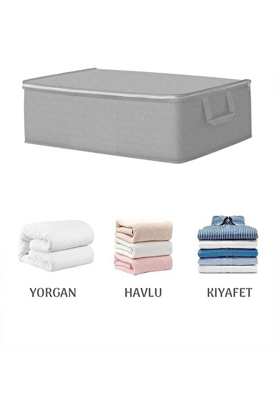 Purple Home 6 Pieces - Anthracite Large Size Underbed and Sofa Bed Storage 64x45x22 cm