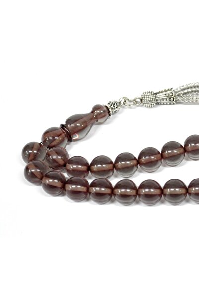 Tespihci Dayı سبحة من الخشب البرتقالي المصقول بشكل كروي (Khr 10714)