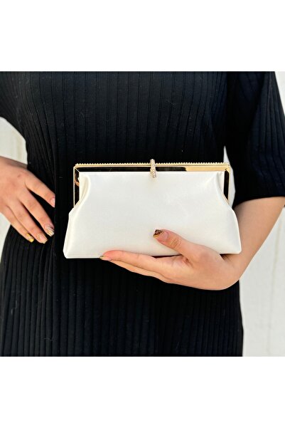 she poly Geanta pentru rochie de seara din satin Sedef