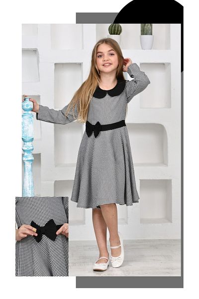 ÇocukYoluKids Houndstooth Dress