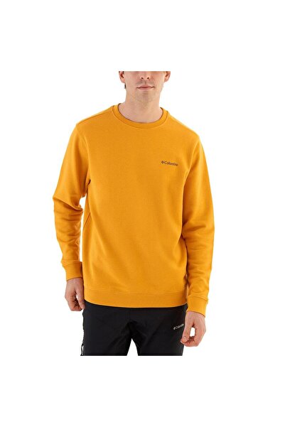 Columbia Cs0204 csc m basic crew sweatshirt honey yellow