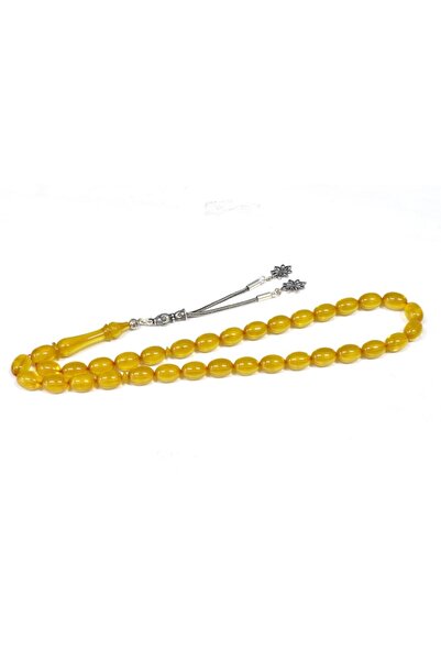 Otantik Çarşı Mărgele de rugăciune din chihlimbar de foc 8*12 mm (khr-10972)