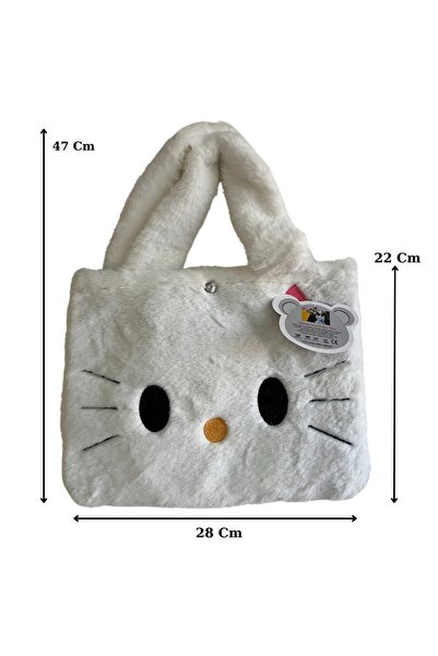 mavi su dünyası Plush Figured Children's Bag - Blue Water World