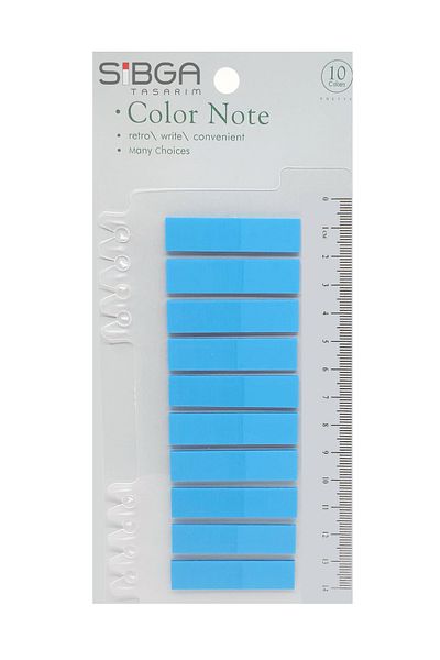sibga tasarım Transparent Blue Postit - Bookmark, Bookmark Sticker, Note Paper 4106