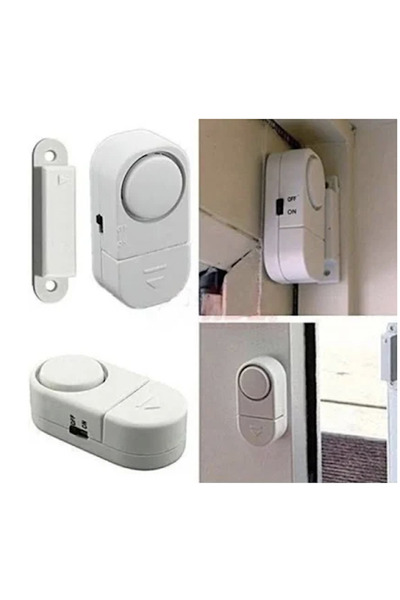 Kenpool 1 ADET 90 DB Kapı Pencere Alarmı Çocuk Güvenliği Kablosuz Manyetik Ka...