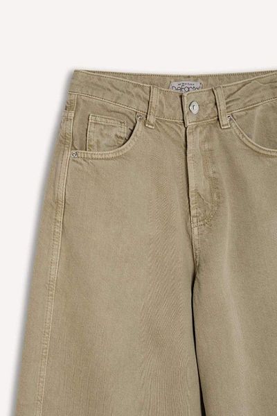 DeFacto Afra X Cool Baggy Fit Gabardine Pantalon Winter Normal Waist E4307ax25sp
