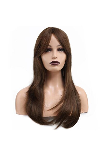 Nurdan Trend Peruk Medium Size Fiber Synthetic Wig - Layered Cut and Perch, A...