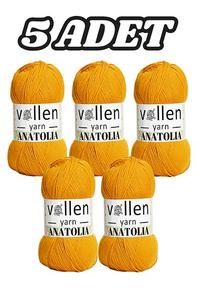 vollen yarn Anatolia Hand Knitting Yarn - Κουβέρτα ζακέτα, πουλόβερ και μποτάκια