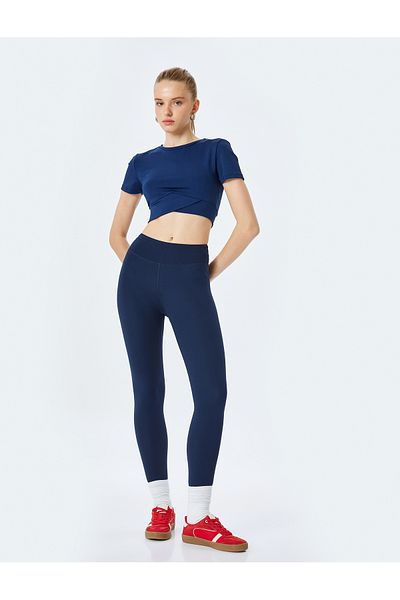 Koton Νέα σεζόν Skinny Fit Fitness κολάν με λεπτομέρεια ραφής ψηλής μέσης
