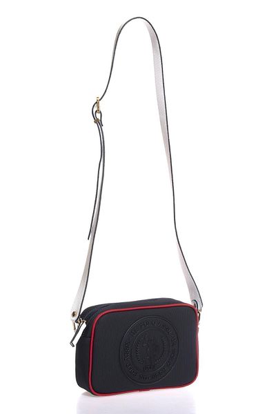 U.S. Polo Assn. Geantă de umăr pentru femei bleumarin-roșu-alb - Us21812 Online Exclusiv