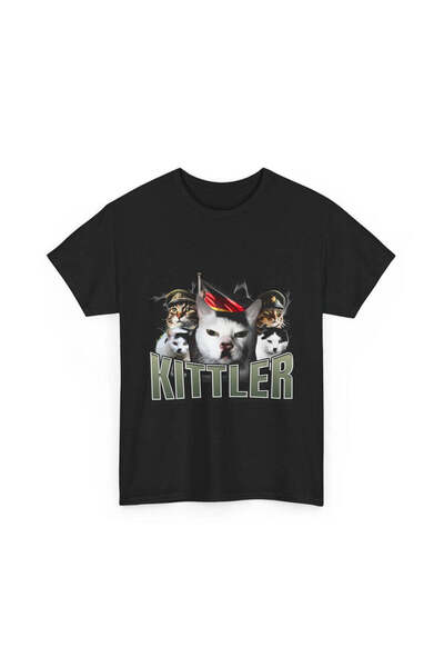 l'eivor Kittler Baskılı Siyah Unisex T-shirt
