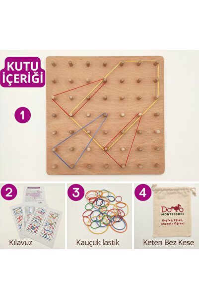 Dodo Montessori Montessori Geometri Oyunu
