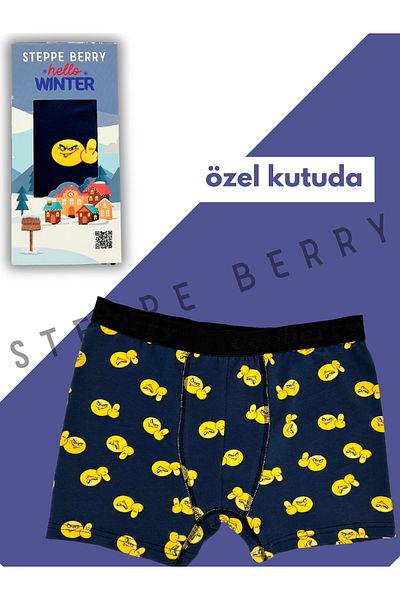 STEPPE BERRY Ανδρικά μπόξερ με κουτί
