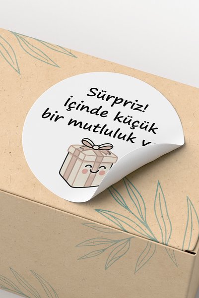 deer art Shiny Thank You Stylish Designed - Thank You Sticker 120Pcs (3X3Cm), Packaging & Shipping Label