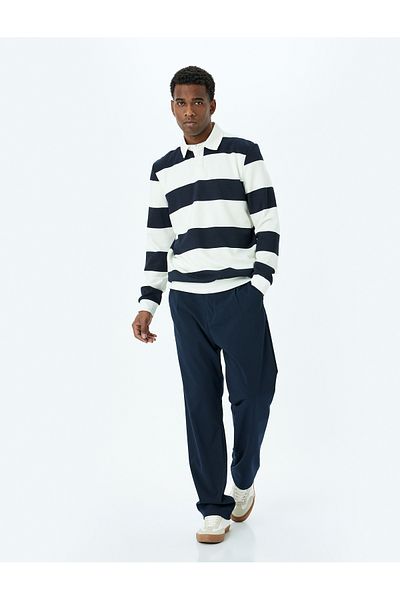 Koton Polo Neck Sweatshirt