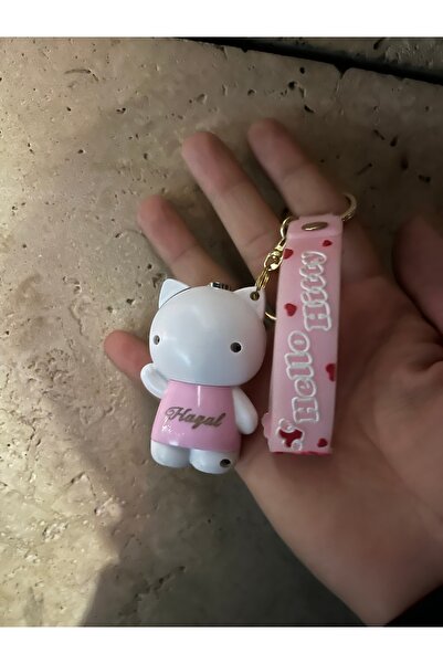 Çelik Hello Kity Çakmak & Anahtarlık -
