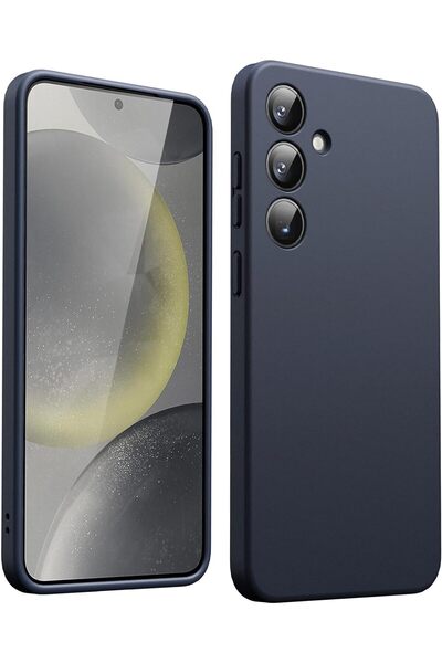 Rivor Samsung Galaxy S25 Kılıf Kamera Korumalı İpeksi Yumuşak Dokunuşlu Koruy...