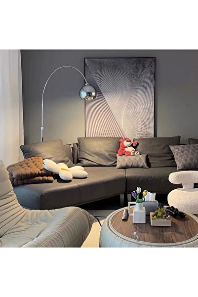 EGAL Collection Enve Serisi Modern Krom Olta Deve Boynu Lambader (mağaza Adı Ve Satıcının Aynı Olmasınadikkat Ediniz