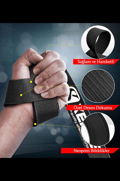 Alvin Spor Durable Weight Lifting Strap – Strong Performance, Maximum Comfort