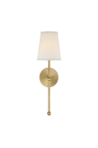 BSA LIGHTING Pars Tekli Eskitme Aplik ( Krem Renk Abajurlu)