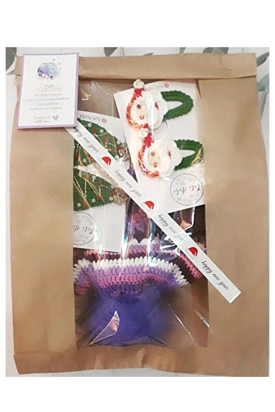 Dekals 100 Adet 25x42 Büyük Boy Pencereli Hediye Ambalaj Kağıdı Kraft Kese Kağıdı