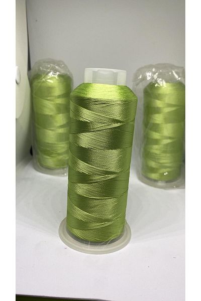 Loş Dükkan 2,500 Yards Embroidery Thread - Shatter-Resistant, 100% Polyester, Glitterless Glossy Flush Thread