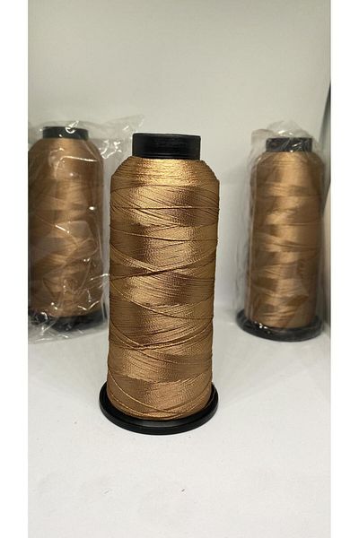 Loş Dükkan 2,500 Yards Embroidery Thread - Shatter-Resistant, 100% Polyester, Glitterless Glossy Flush Thread