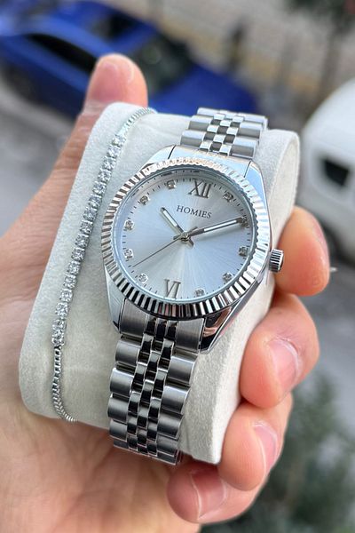 Homies Women's Wrist Watch Gift Box - Bracelet Gift Hm 5345646865