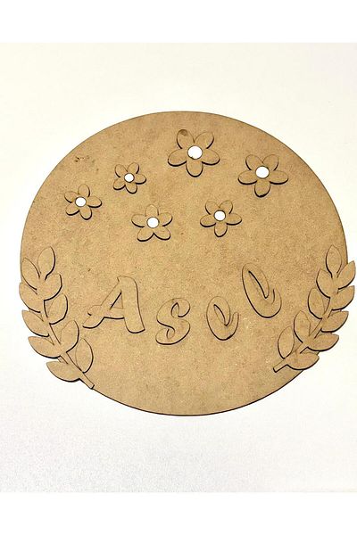 MT Wooden Painting Children's Door Ornament