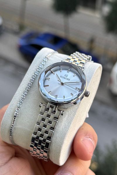 Homies Women's Wrist Watch Gift Box and Bracelet Gift - Hm 769834562