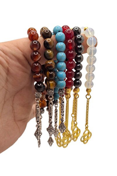 Han Ticarethane 6'lı Doğal Taş Zaza Tesbih Seti