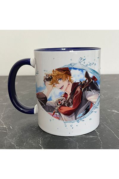 Kupabaskıcısı Genshin Impact Tartaglia Asilzade Mug - Colorful Series