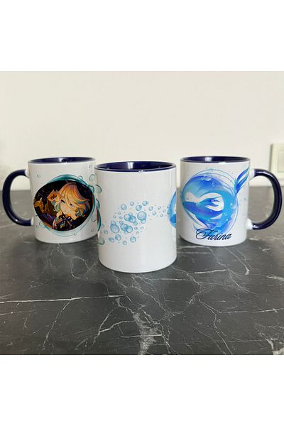 Kupabaskıcısı Genshin Impact Furina Mug - Colorful Series