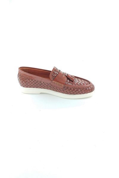 MİLONEK 202413471252   Men's Daily Tassel Loafer - Straw Knit, Tan Opening