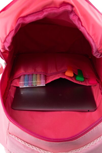 QUOVO Kore Tarzı Ortopedik Özel Tasarım Su Geçirmez Kız Erkek Okul Çantası Seti  Beslenme Kalemlik Takımı