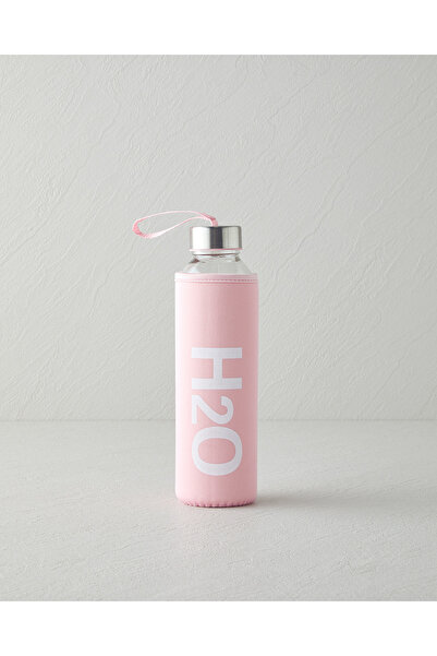 English Home Cam Kılıflı Şişe 500 ml Pembe Suluk