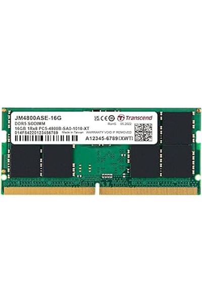 Transcend JM4800ASE-16G DDR5 4800Mhz CL40 1.1V Notebook Ram