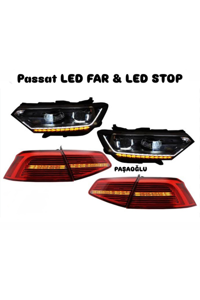 Bosch Passat b8 LED FAR & LED STOP ön arka takım 2014-2019