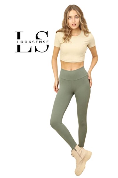 Looksense Дамски оформящ клин с висока талия и оребрена талия 01818