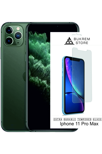 Store iPhone 11 Pro Max Compatible Full Covering Transparent Unbreakable Temp...